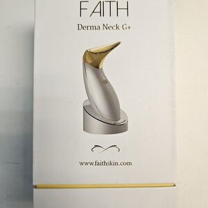 Faith Derma Neck G+ Skincare Tool - Gold and Silver